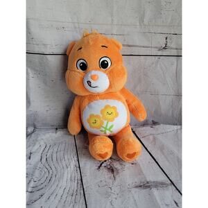 Care Bears Friendship Friend Bear Orange Plush Yellow Flowers Stuffed Toy 2021